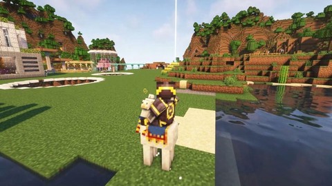 我的世界怎么骑骆驼