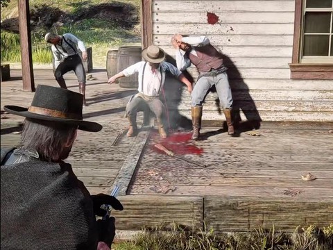 荒野大镖客2怎么拔枪[图1]