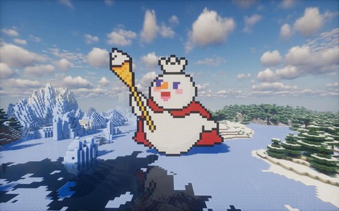 我的世界雪巨人怎么做[图2]