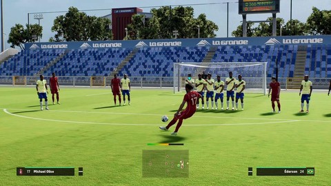 实况足球怎么发角球