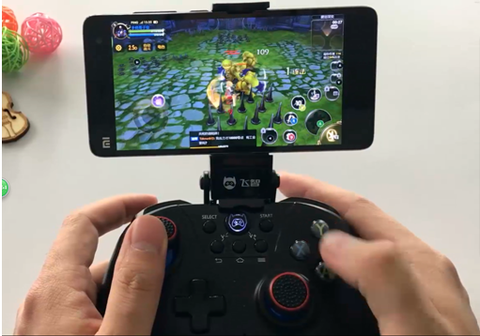 手游龙之谷怎么连手柄